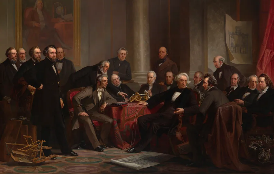 Men of Progress by Christian Schussele, 16 Apr 1824 - 1879
