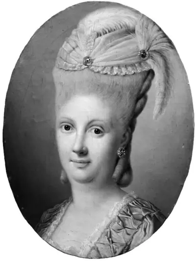 Dameportræt fra Christian VII's tid