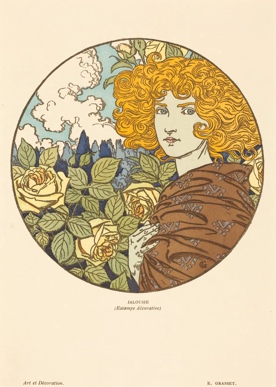 Jalousie (Jealousy) by Eugène Grasset