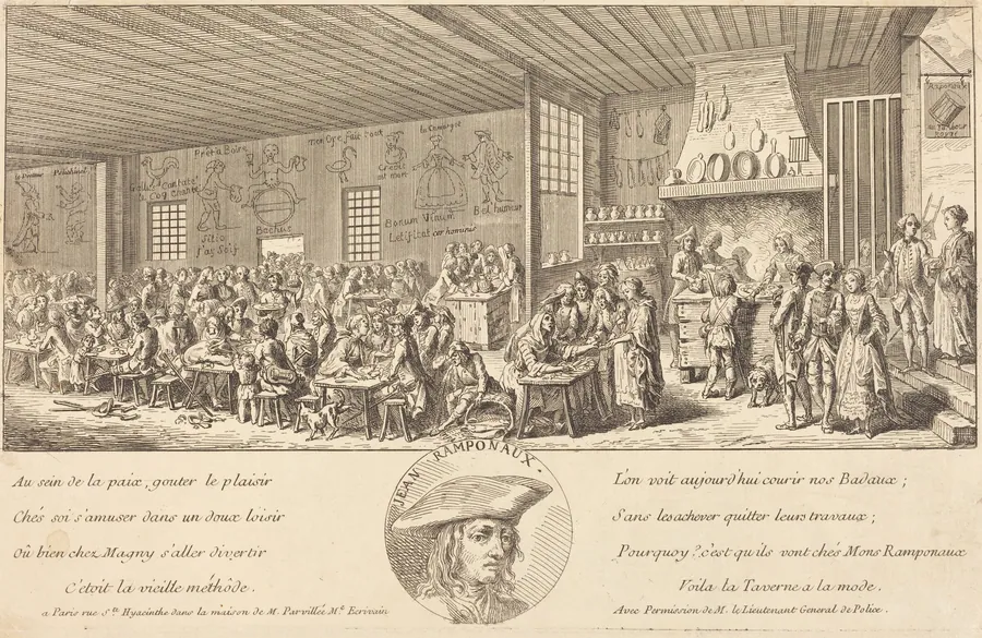 Cabaret of Ramponaux by French 18th Century