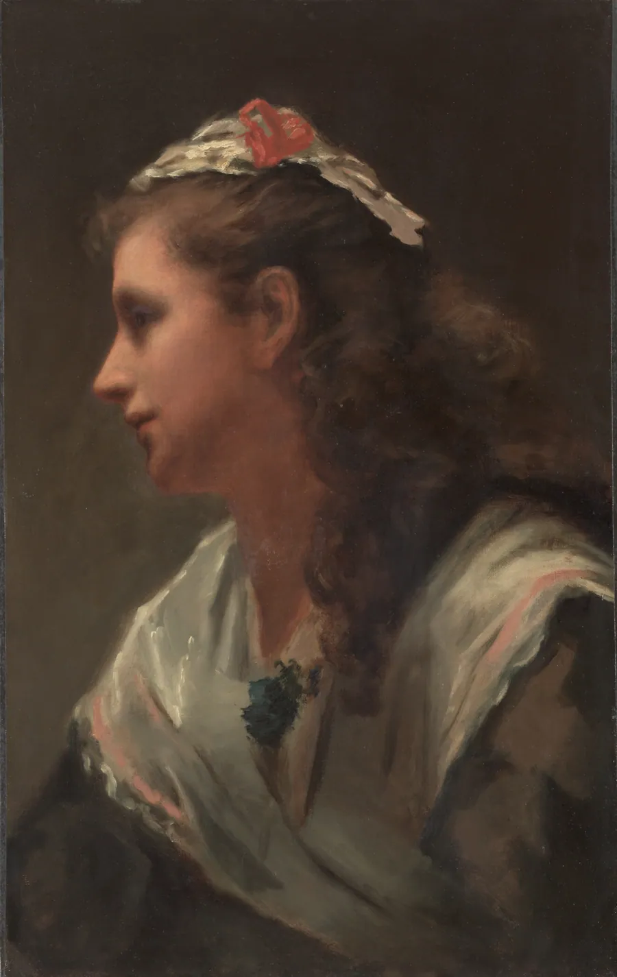 His First Model-Miss Russell by William Morris Hunt