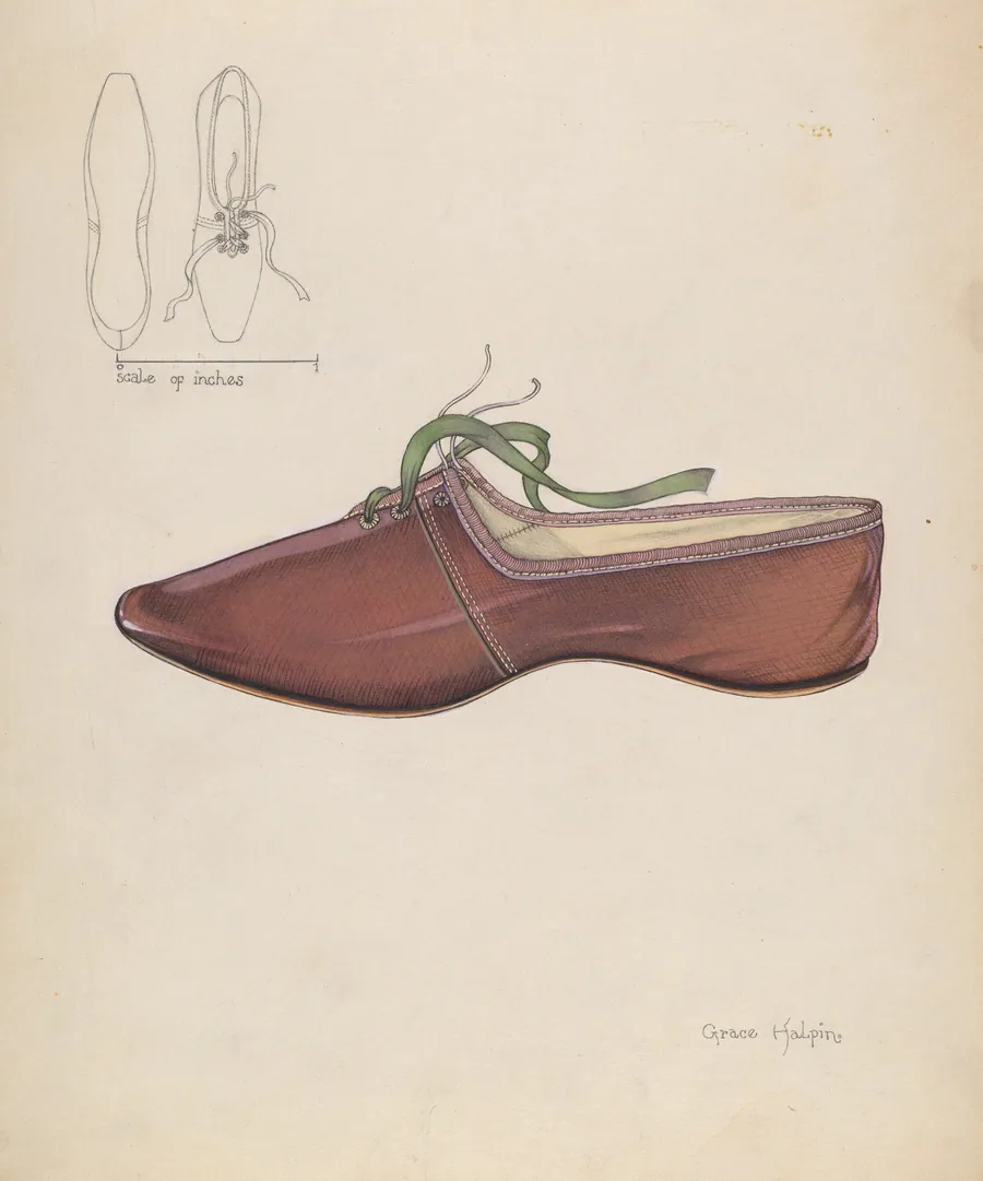 Woman's Slipper by Grace Halpin