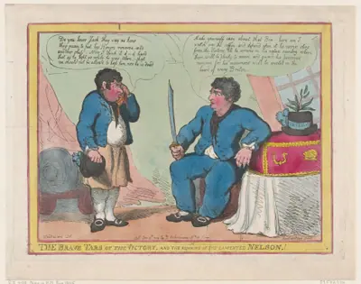 The Brave Tars of the Victory, and The Remains of the Lamented Nelson!