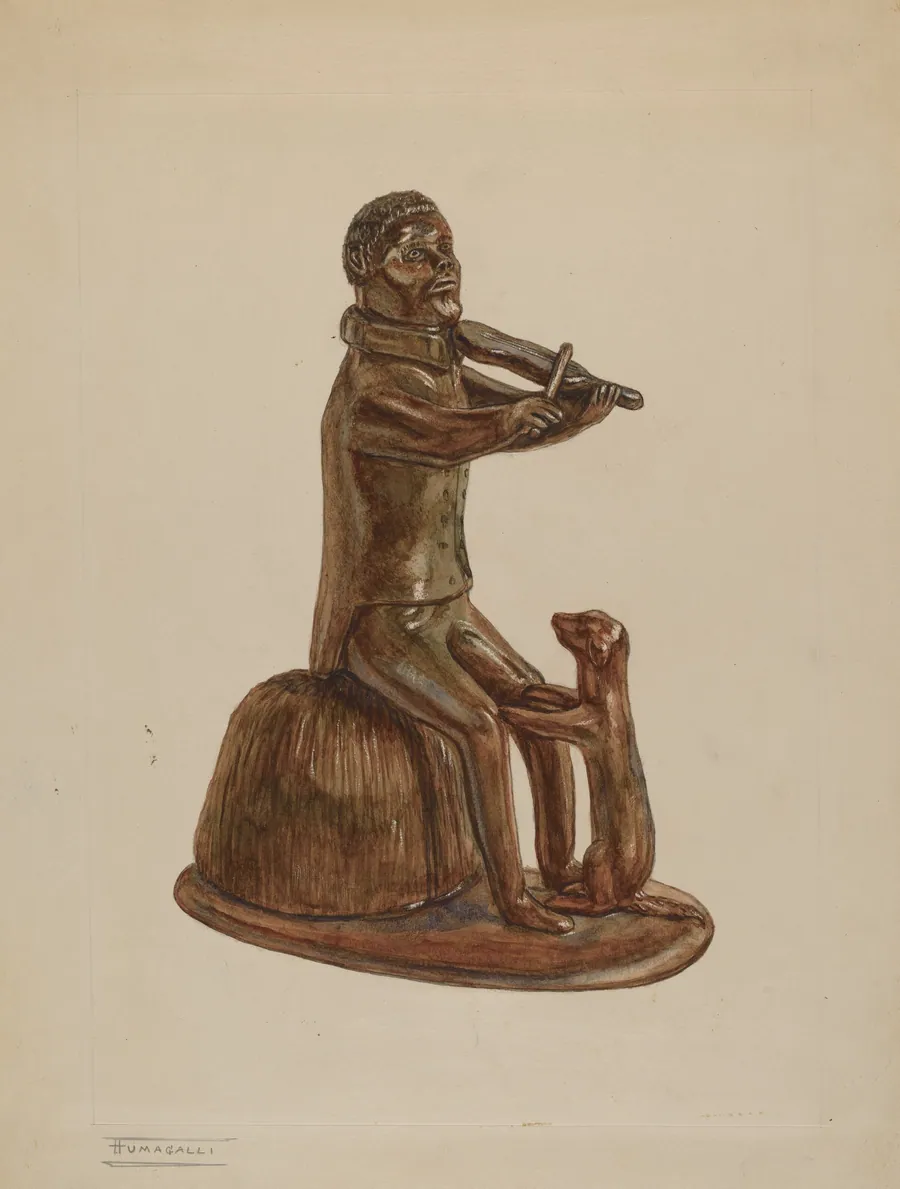 Statuette by Frank Fumagalli