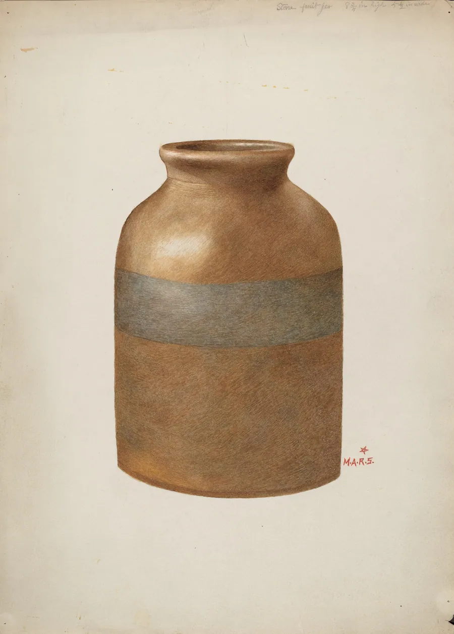 Stone Fruit Jar by Margaret Stottlemeyer