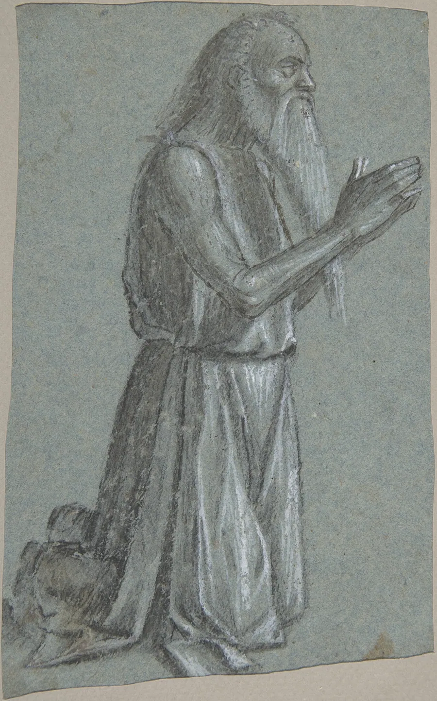 Saint Jerome (recto); Soldier with a Spear (verso) by Vittore Carpaccio