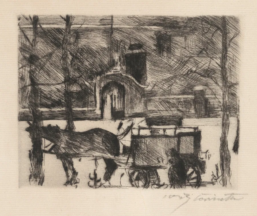 Milchwagen (Milk Wagon) by Lovis Corinth