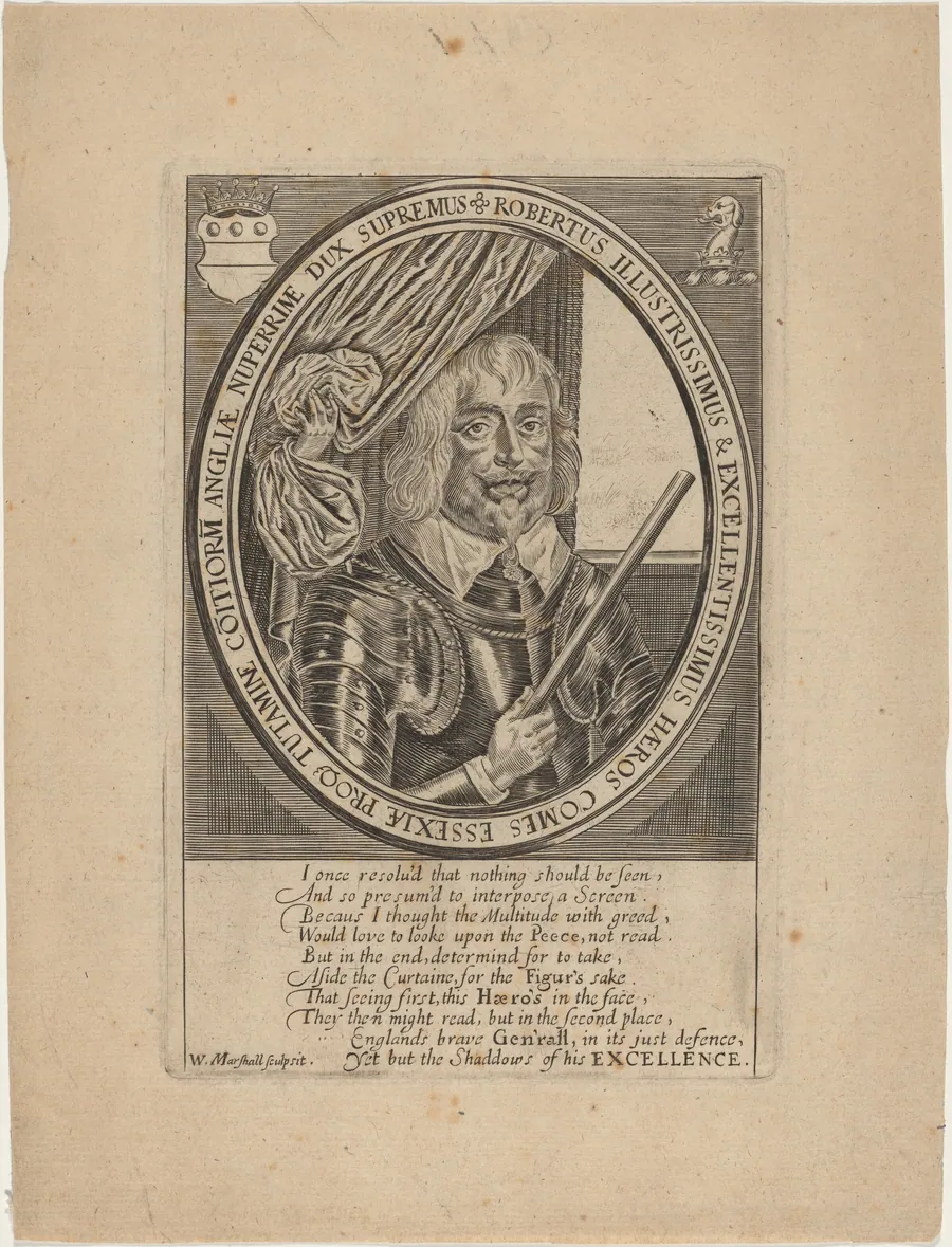 Robert Devereux, Third Earl of Essex by William Marshall