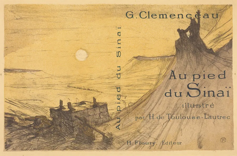 Cover for "Au pied du Sinaï" by Henri de Toulouse-Lautrec