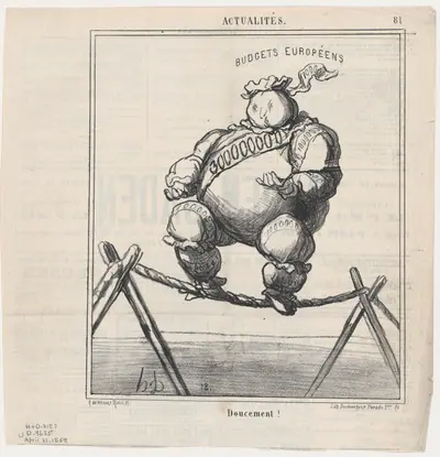 Gently!, from 'News of the day,' published in Le Charivari, April 21, 1868