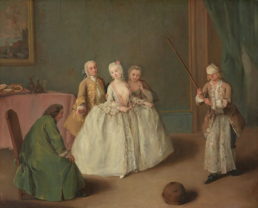 The Game of the Cooking Pot by Pietro Longhi