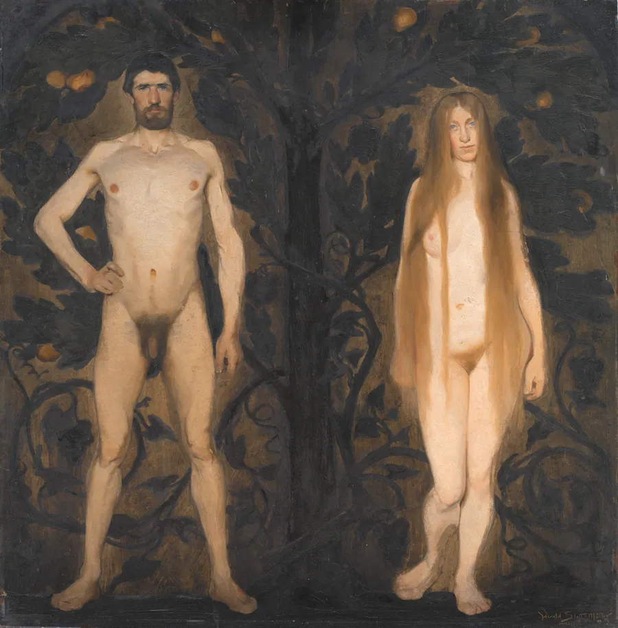Adam og Eva by Harald Slott-Møller