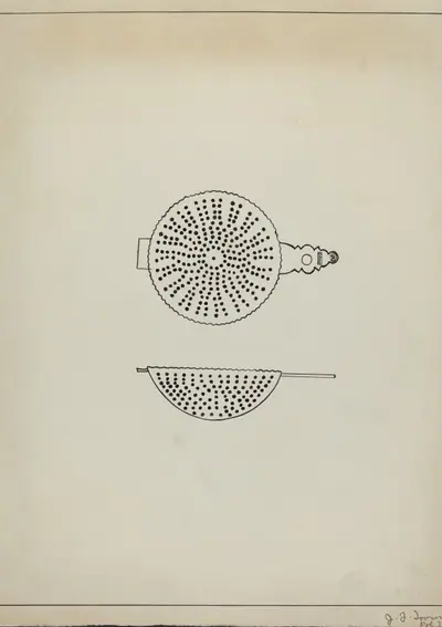 Silver Punch Strainer