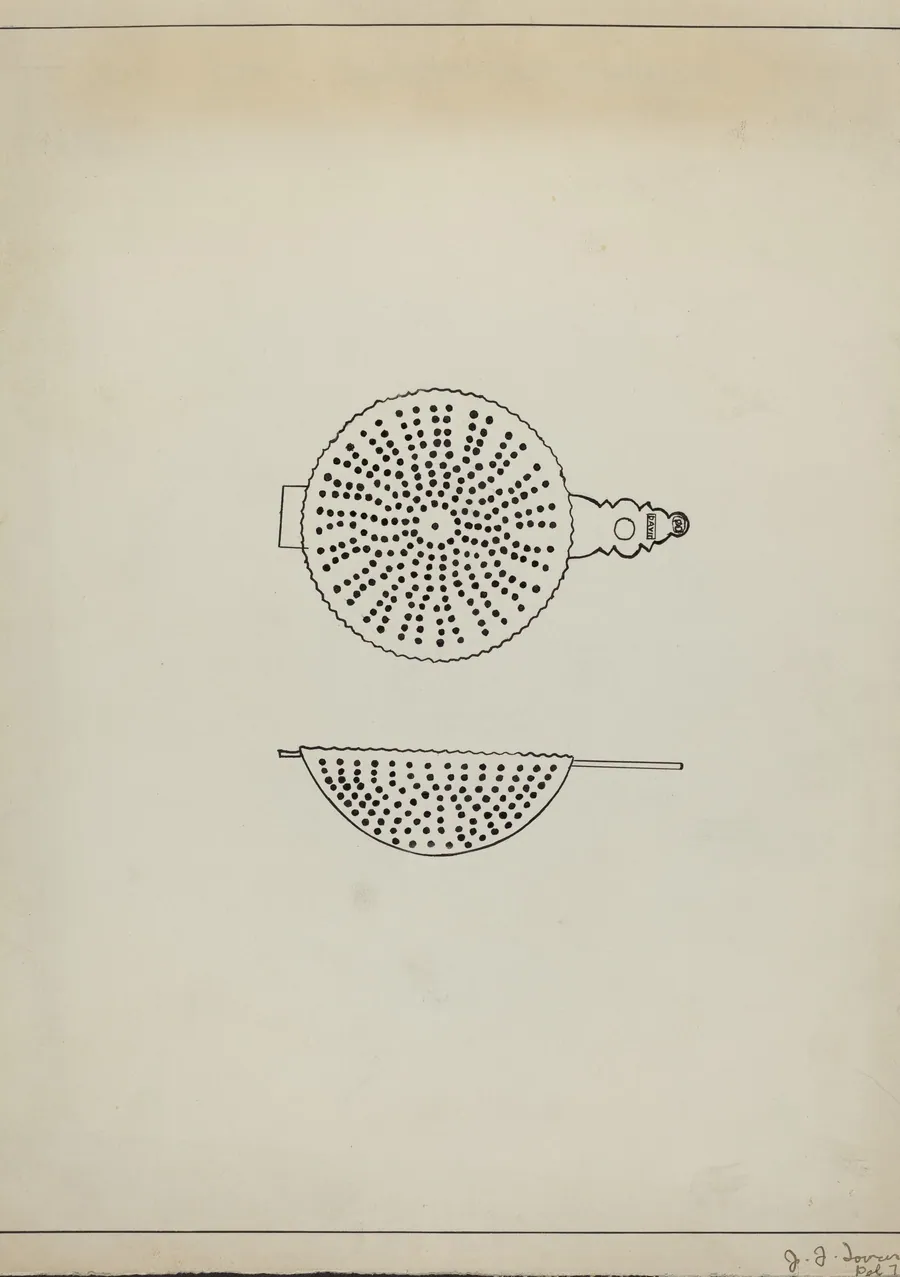 Silver Punch Strainer by John R. Towers