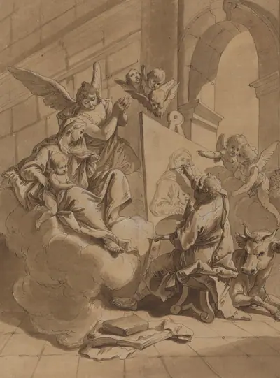 Saint Luke Painting the Virgin