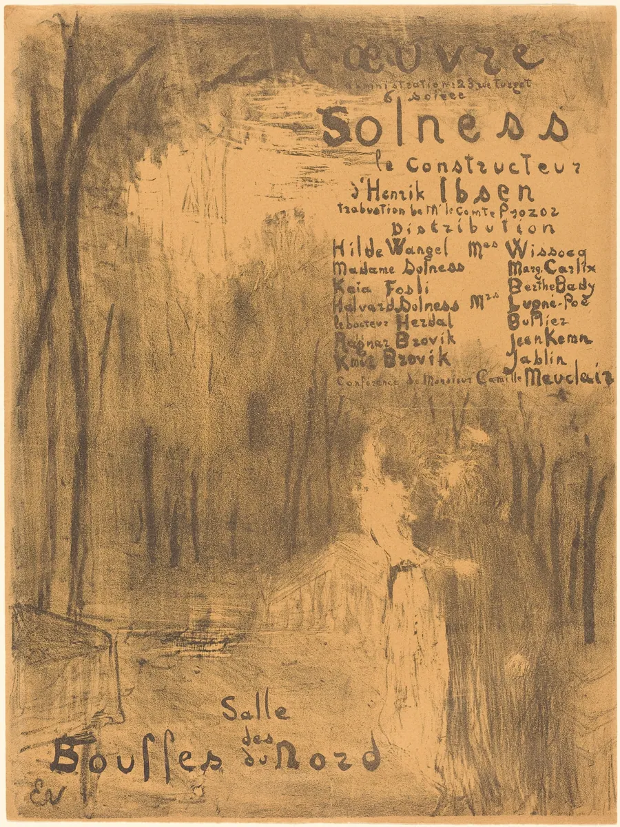Solness le constructeur by Edouard Vuillard