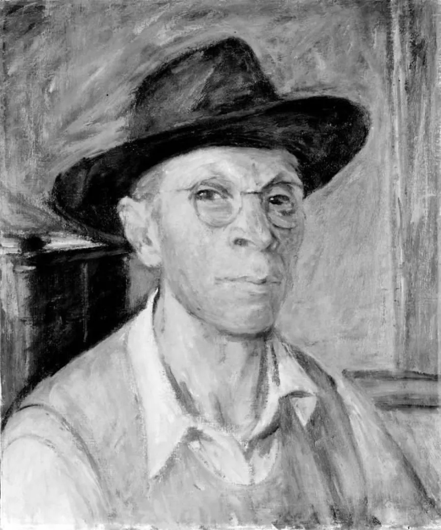 Selvportræt by William Lönnberg
