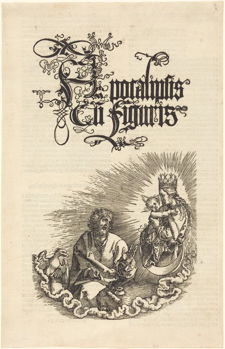 The Virgin Appearing to Saint John by Albrecht Dürer