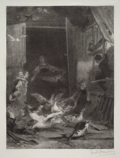 Untitled (Farm Scene)