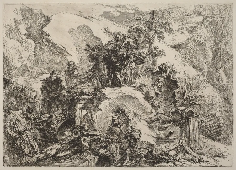 The Skeletons by Giovanni Battista Piranesi