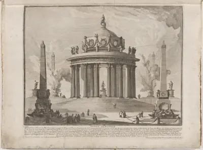 The Prima Macchina for the Chinea of 1747: The Temple of Venus Genitrix
