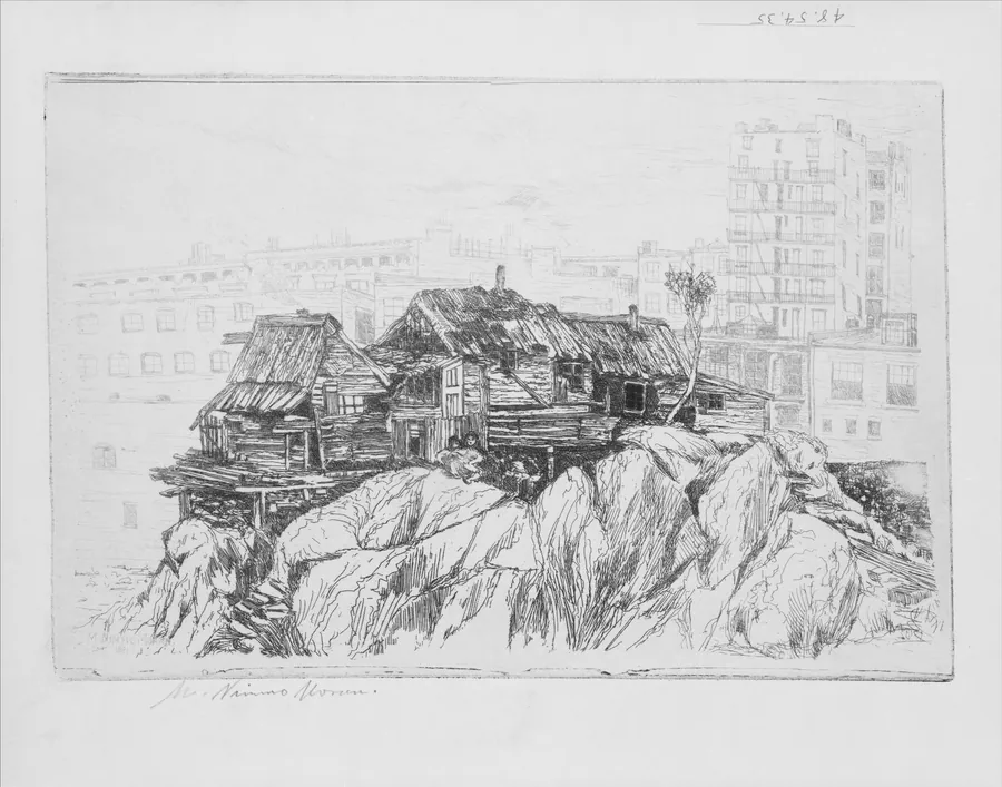 The Cliff Dwellers of New York by Mary Nimmo Moran