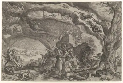Witches Preparing for Sabbath