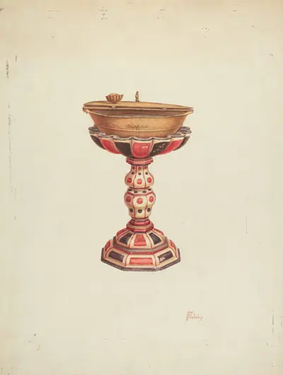Baptismal Font and Stand