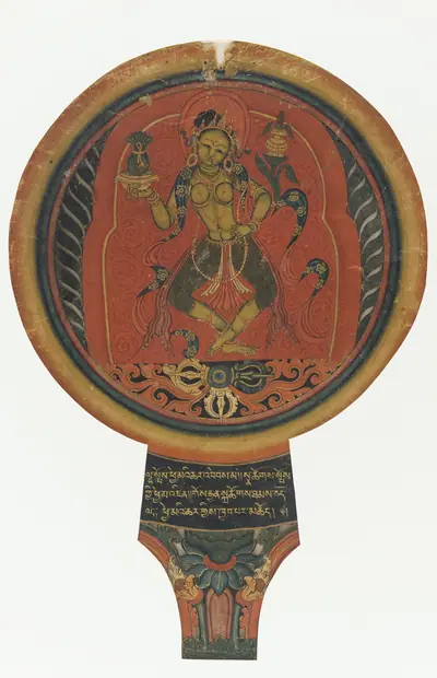 Buddhist incense offering goddesses (possibly Dhupa)