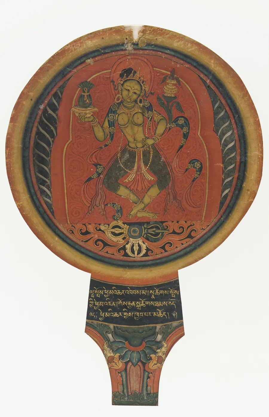 Buddhist incense offering goddesses (possibly Dhupa) by Unidentified