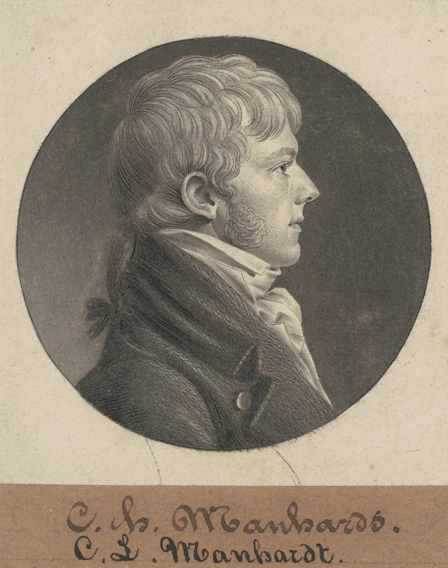 Christian Luis Mannhardt by Charles B. J. Févret de Saint-Mémin