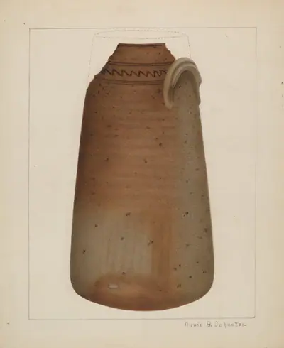 Stoneware Churn