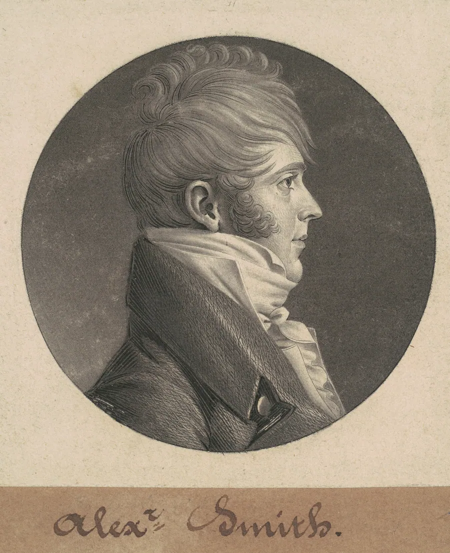 Alexander Smith by Charles B. J. Févret de Saint-Mémin