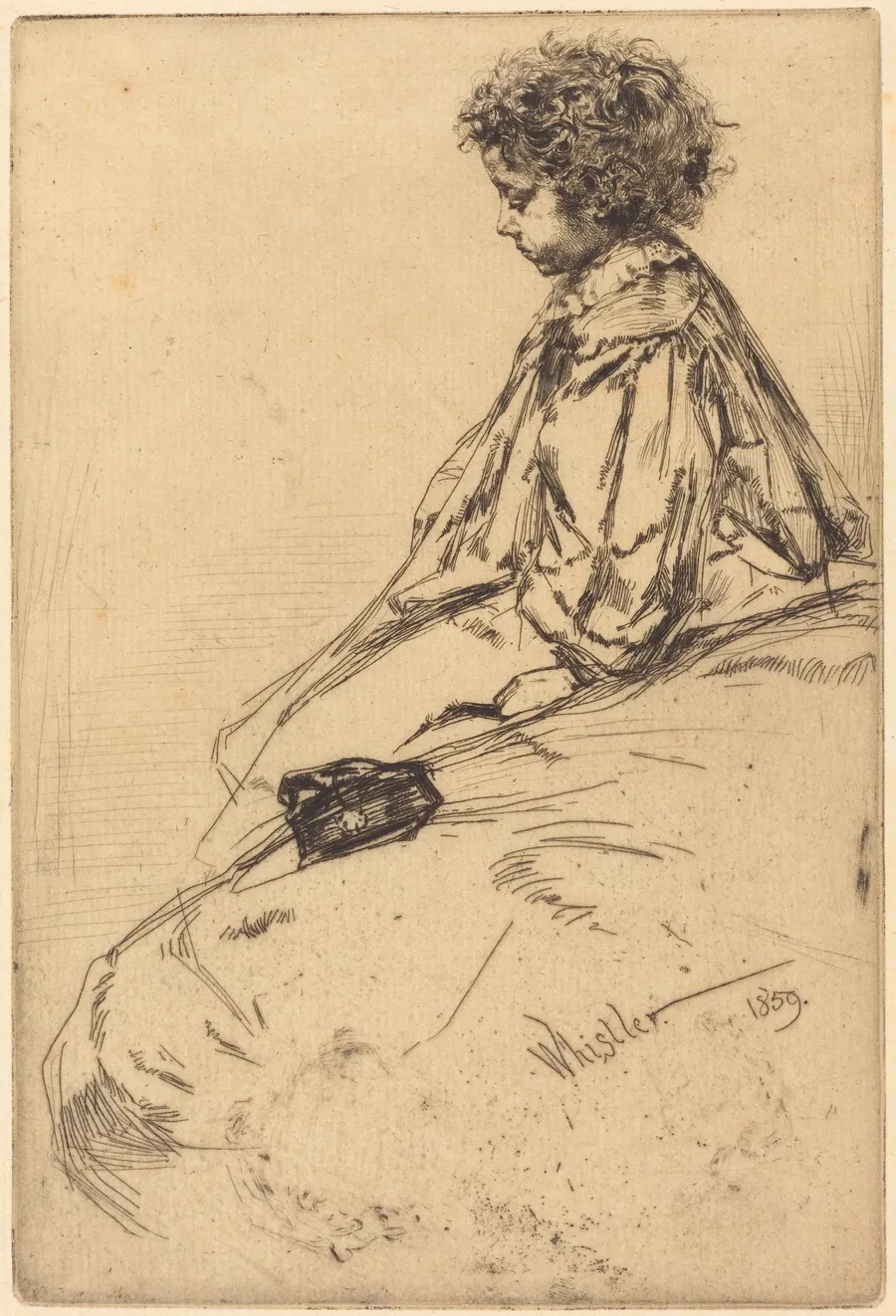 Bibi Lalouette by James McNeill Whistler
