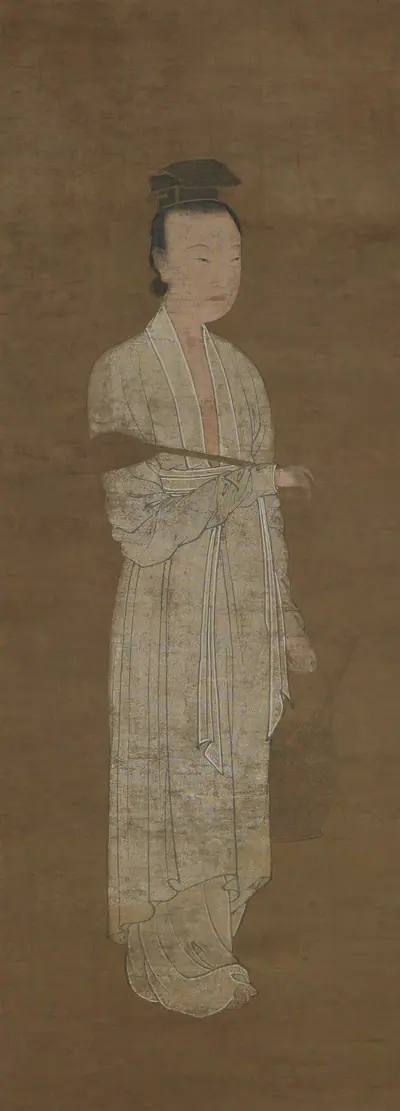 Portrait of a woman in white: Lu Meiniang 廬媚娘像