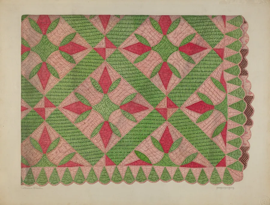 Bedspread by Catherine Fowler