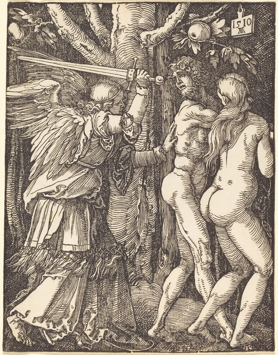The Expulsion from Paradise by Albrecht Dürer