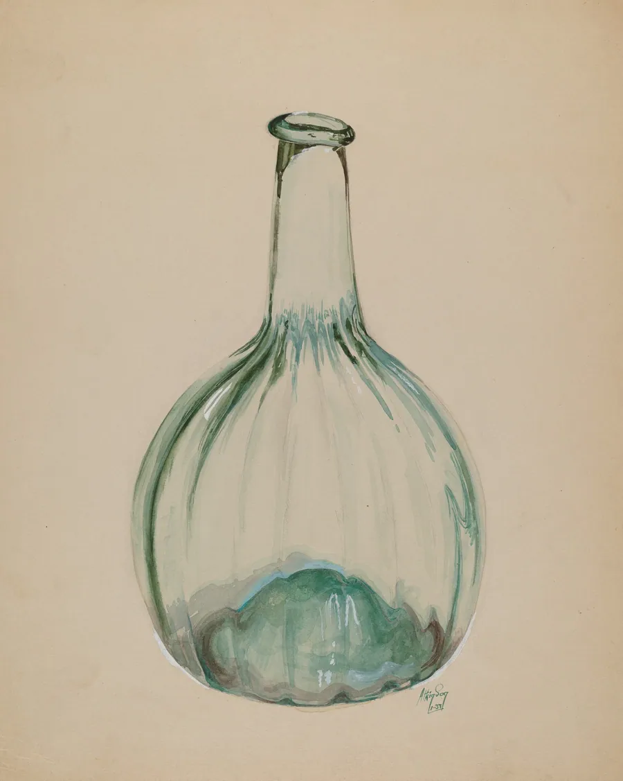 Blown Bottle by Ralph Atkinson