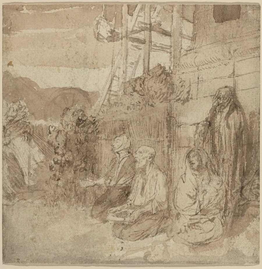 English Beggars by Alphonse Legros