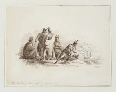 Visit to Their Old Hunting Grounds (from Hosack Album)