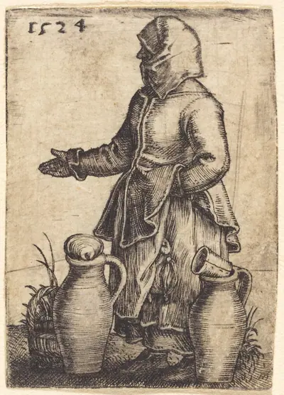Peasant Woman with Two Jugs