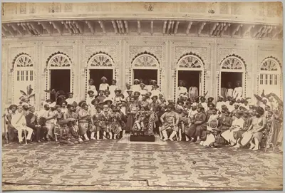 Maharaja of Scindia, nobles, and high officials, Gwalior