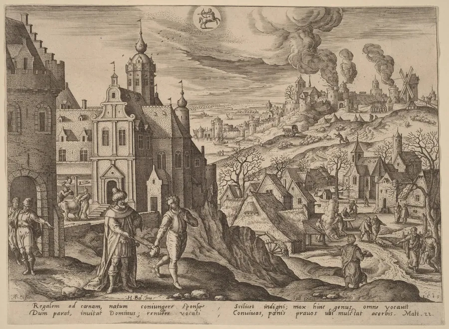 The Parable of the Kingdom of Heaven by Adriaen Collaert