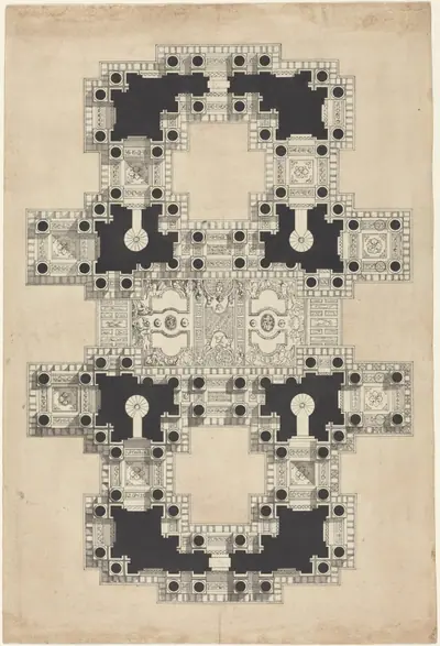 Plan for a Decorated Ceiling