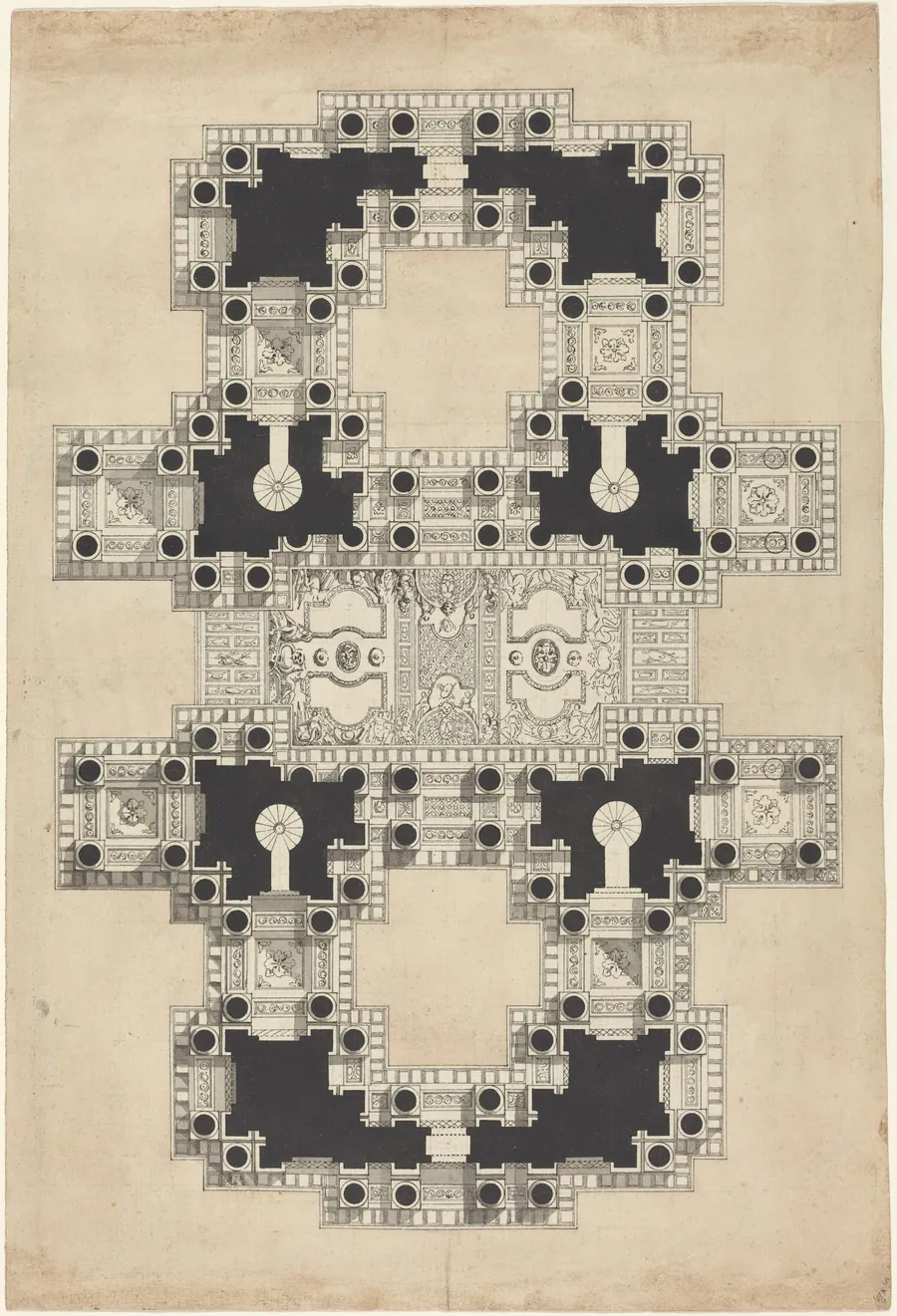 Plan for a Decorated Ceiling by Pierre Varin
