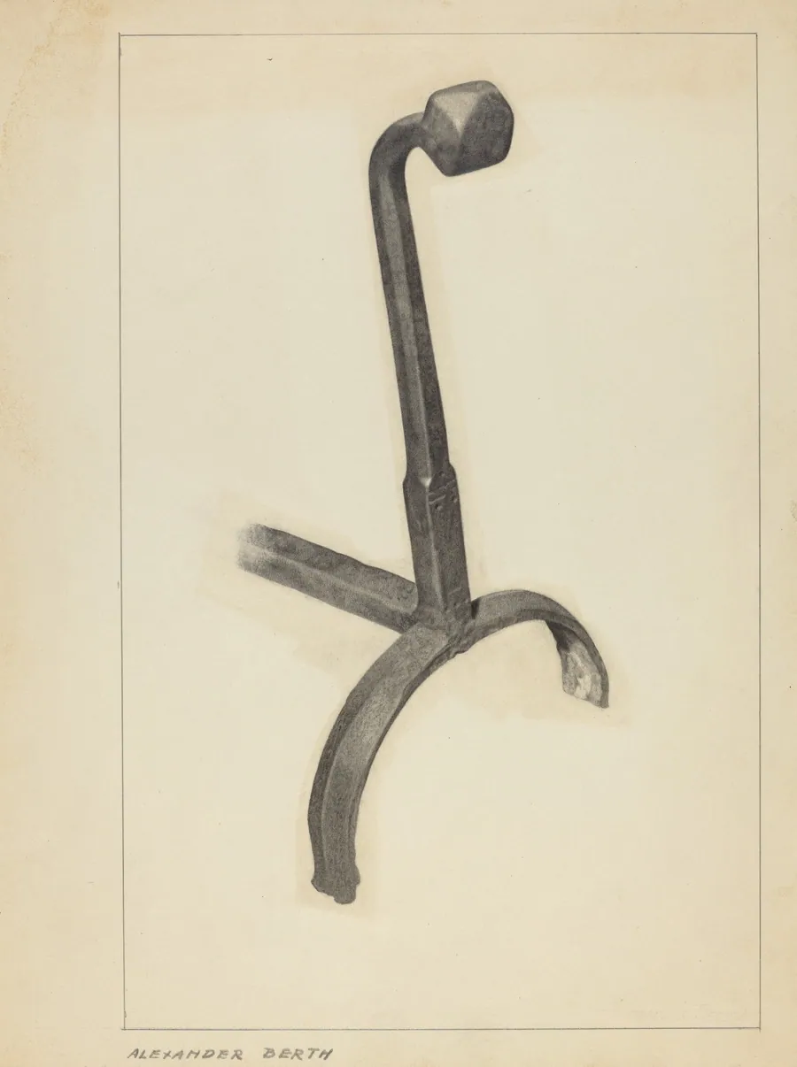 Andiron by Alexander Berth