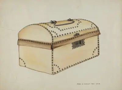 Leather Covered Box