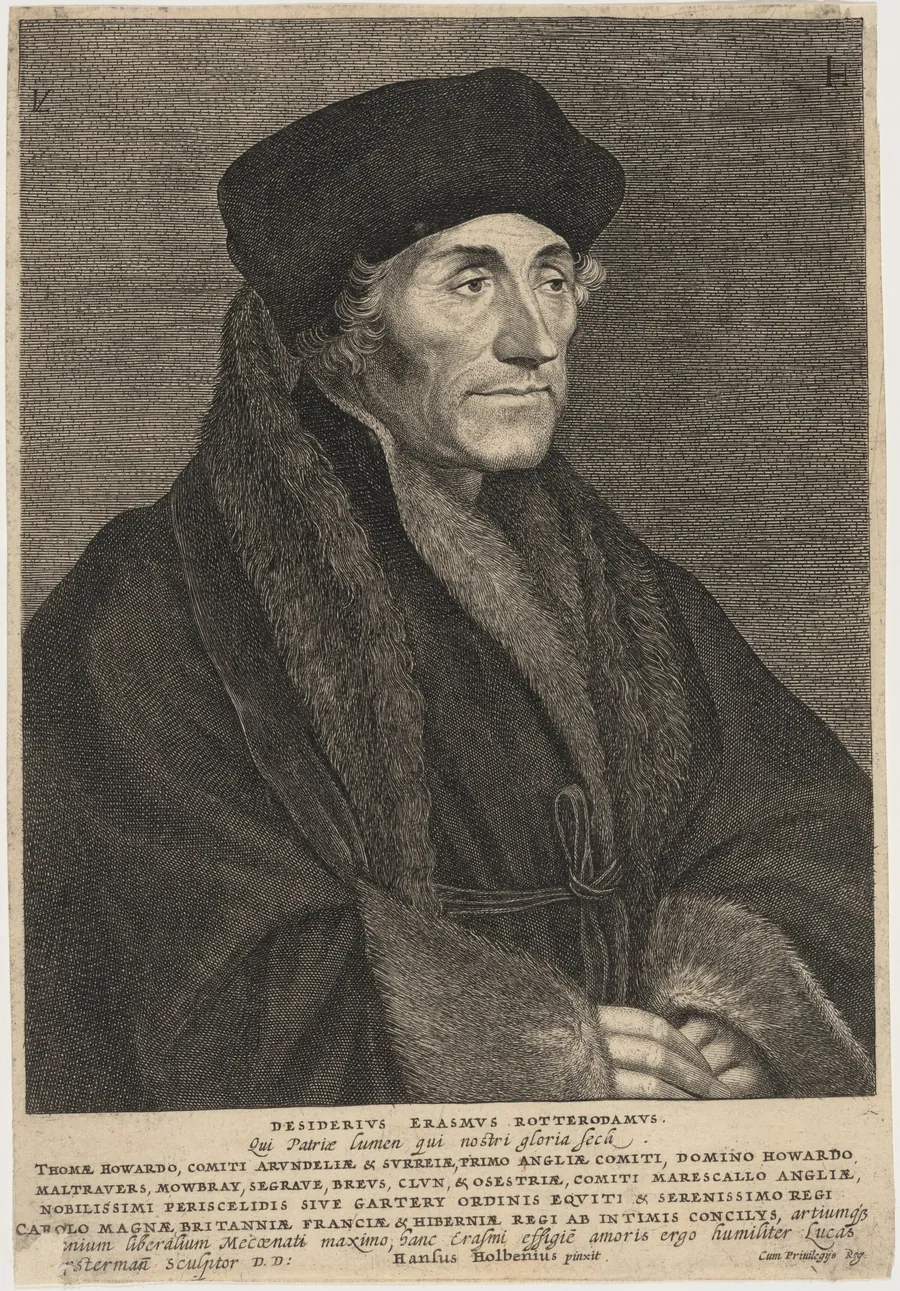 Desiderius Erasmus by Lucas Emil Vorsterman