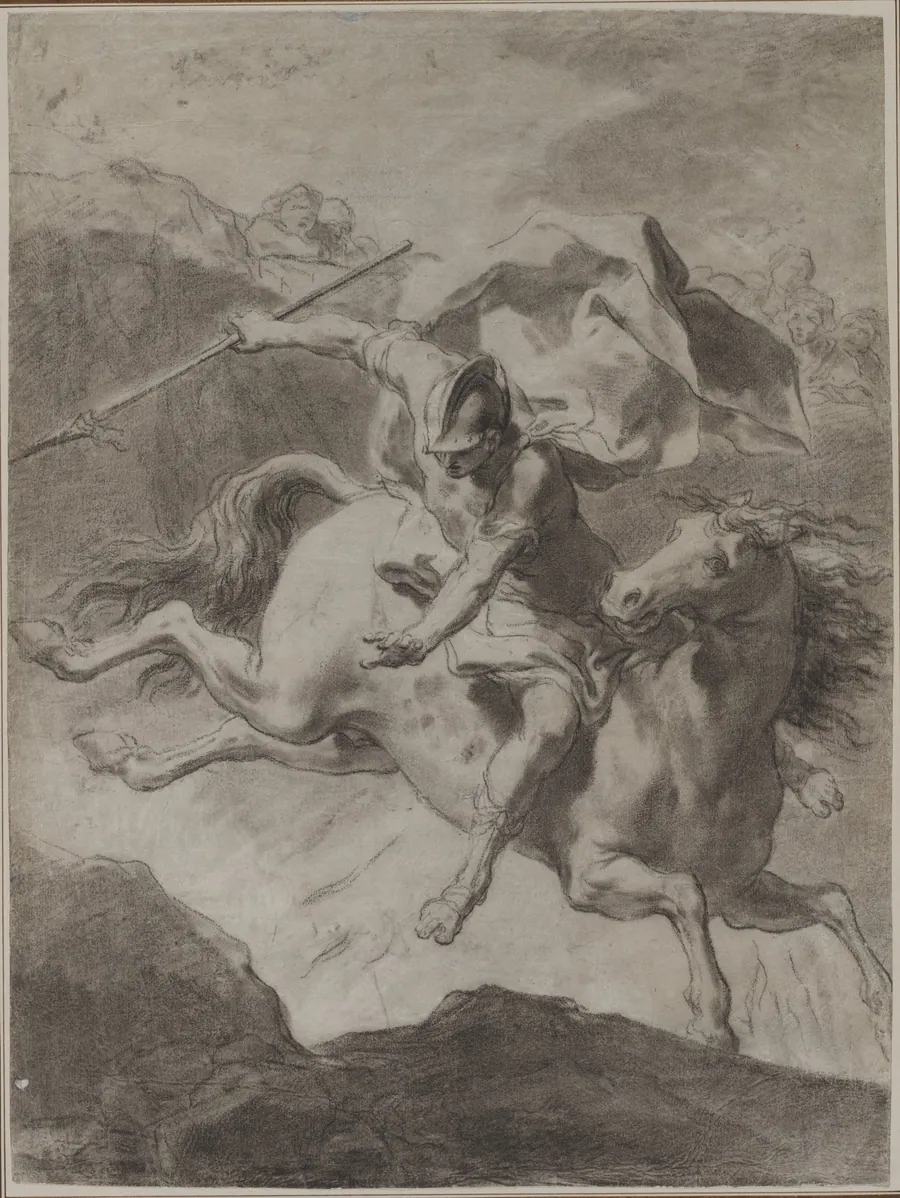 Death of Marcus Curtius by Gaetano Gandolfi