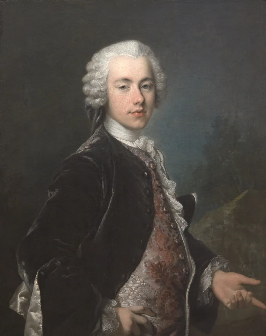 Portræt af Frederik Berregaard by Louis Tocqué